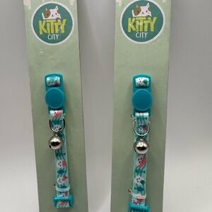 Blue Cat Collar with Bell Bundle deal Kitty City